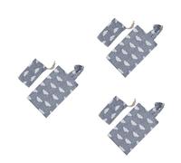 UPKOCH 3pcs Cotton Breastfeeding Towel for Nursing Cover Feeding Shawl Storage Bag for Outdoor Use Cloud