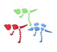 UPKOCH 3pcs Dinosaur Sand Molds Set Beach for Lightweight Dinosaur Fossil Mold Playset Enhance Imagination Hands Skills for Sand Pits Outdoor Fun