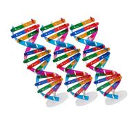 UPKOCH 3Pcs Dna Model Kit for Educational Double Helix Structure for Classroom Experiments Gene Science Learning Engaging DIY Assembly Activity for Understanding Human Genes
