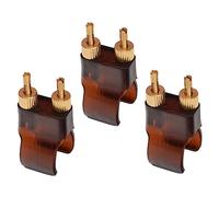UPKOCH 3Pcs Erhu String Fine Tuners Fine Tuner Adjusters Plastic String Adjuster Brass for Quick Tuning Control Tuning Accessory