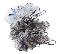 UPKOCH 3pcs Flower Hair Claw Clips for Women, Floral Plastic and Cloth Material, Bubble Cloud Shaped Design, Secure Hold and Effortless Styling, for Summer Party and Casual Occasions