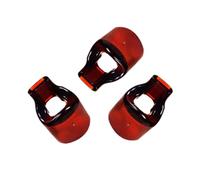 UPKOCH 3pcs Flute Replacement Mouthpiece Resin Blow Aid Brown Not Easy to Deform for Beginners and Professional Flute Players