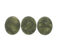UPKOCH 3PCS Hot Stones Massage Set: Natural Olive Massage Stone for Face & Body - Guasha Tool Face Rocks for Spa at Home Therapy Kit