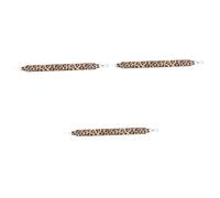 UPKOCH 3pcs Leopard Print Purse Strap Shoulder Bag Strap Replacement Ladies Wide Belt for Women's Handbags