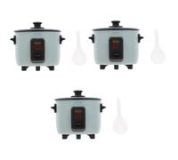 UPKOCH 3pcs Miniature Rice Cooker Model Green Mini Electric Kettle for Dollhouse Accessories Photography Prop and Kitchen Food Enhances Creative Play and Decor