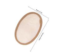 UPKOCH 3Pcs Natural Loofah Body Scrubber Pads with Lanyard for Bathing Exfoliating Shower Sponge Biodegradable Skin Cleansing Shower Sponges for Women Men