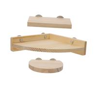 UPKOCH 3pcs Parrot Stand Half Platforms for Bird Cages Practical Bird Supplies for Parrots Hamsters and Pets