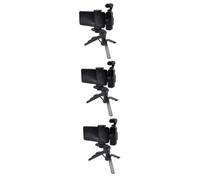 UPKOCH 3pcs Phone Mount Tripod Holder with Cold Shoe Interface Design for Easy Use Compatible with Handheld Gimbal for Video and Filming Black