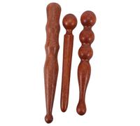UPKOCH 3pcs Sandalwood Massage Contouring Roller Wooden Body Tools for Household Self Massage Muscle Shaping Gua Sha Scraping Sticks