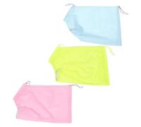 UPKOCH 3pcs Scratch Cat Bath Bag Cat Grooming Wrap for Washing Breathable Mesh Shower Net Bag Portable Pet Bathing Pouch for Cleaning Bathing Supplies