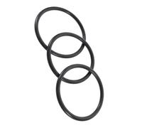 UPKOCH 3pcs Set Buddhist Singing Bowl Rubber Rings and Sound Bowl Mats Black Rubber O-rings for Including 1 Large and 2 Small Cushions Sound Instrument Accessories for and Vibration Control