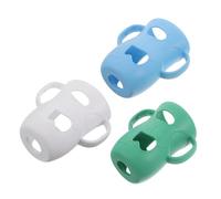 UPKOCH 3pcs Silicone Bottle Covers Bottles Sleeve Boy Girl Bottle Sleeve for Toddlers Training Cup Silicone Glass Cover Drinking Fit for Milk and Drink