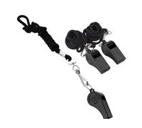 UPKOCH 3PCS Sports Whistles with Lanyard Plastic Referee Whistles for Outdoor Training Emergency Dog Training Portable Loud Safety Sound Makers for Coaches