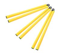 UPKOCH 3pcs Spring Loaded Agility Poles Sport Agility Pole with Rounded Edges Plastic Material for Safety and Easy Setup Stable Bases Suitable for Coaches and Athletes Soccer Training