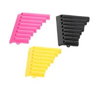 UPKOCH 3pcs Tube Plastic Pan Flute Instrument for Boys and Girls Early Music Education Wind Instrument Toy Flute for Beginners Musical for Preschool Playtime