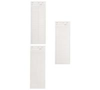 UPKOCH 3pcs White Paper Agenda Notepad for Time Management and Study Use, Convenient for Carrying with Plenty of Space for Planning or Scheduling, for Carrying or Putting into Backpack
