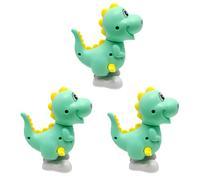 UPKOCH 3pcs Wind-up Dinosaur Set, Cartoon Clockwork Jumping and Running Animal Playthings, Gift for Dinosaur Adventures and Interactive Fun Random Color Random Color