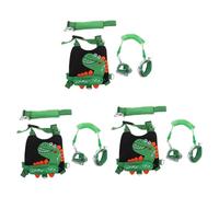 UPKOCH 3sets Boy Girl Boys and Girls Leash Dinosaur Pattern Safety Harness Wrist Strap for Walking for Park Trips and Outdoor Adventures