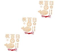 UPKOCH 3sets Wood Sign for Newborns Day Commemorative Photo Prop Cards for Capturing Growth Moments Shower Decor