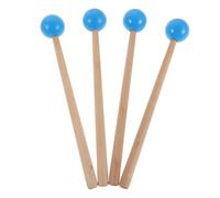 UPKOCH 4 Pcs Blue Aluminum Mallets for Glockenspiel Marimba and Bell - Lightweight Quiet Percussion Sticks for Students and Performance