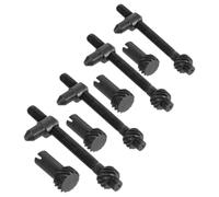 UPKOCH 4 Sets Chainsaw Adjustment Screw Chain Tensioner Bolt Kit for 45cc 52cc 58cc Chainsaws, Wear Resistant Tool Steel Material, Black Colour, for Emergency Replacements and Cutting