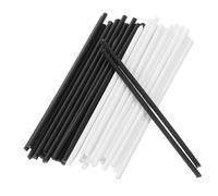UPKOCH 40pcs Abs Guitar Inlays Fingerboard Side Dot Position Markers 15mm Black and White for Beginners Improve Playing Skills Learning Tools