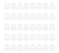 UPKOCH 40pcs Finger Sleeve Protectors Soft Silicone Guards for Guitar Ukulele Protect Your Fingers