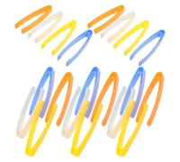 UPKOCH 40pcs Tweezers for Fine Motor Skills Development Plastic Craft Tools for Outdoor Exploration Sensory Play and Creative Activities for Preschool Learning