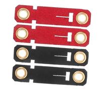 UPKOCH 4PCS Adjustable Parrot Foot Rings Lightweight Velvet Bird Leash Harness with Secure Buckle Comfortable Fit for Various Bird Species Owners