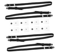 UPKOCH 4pcs Adjustable Tv Safety Straps Set Tip Furniture and Wall Anchors for Proofing High Load Capacity Fixing Strap for Flat Screen Tvs and Dressers Easy Installation Without Drilling