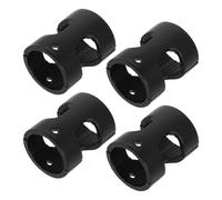 UPKOCH 4pcs Aluminum Mountain Bike Stem Riser Adapter Handlebar Extender Clamp Conversion Kit for Suspension and Threadless Stems Quick Install Parts for Cycling Equipment
