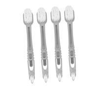 UPKOCH 4pcs Bird Cage Cleaner with Replaceable Dual Brushes Ergonomic Long Handle for Removal Versatile Cleaning Tool for All Types of Bird Cages Portable and Low Maintenance