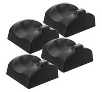 UPKOCH 4pcs Black Resin Ocarina Stand Brackets for 12-hole Ocarinas Portable Plastic Musical Instrument Holders and Playing Accessory for Wind Instruments