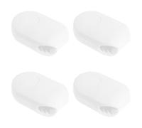 UPKOCH 4pcs Blind Cord Tidy for Window Roller Shades and Vertical Blinds, White Plastic Chain Guide Anchor, Noise Reduction for Office and Home