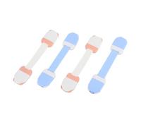 UPKOCH 4pcs Boy Girl Safety Drawer Locks Durable Material Easy One-Handed Operation Design Blue Pink for Cabinets and Appliances