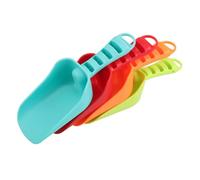 UPKOCH 4pcs Colored Sand Beach Tools for Mini Sand Diggers for Fun Outdoor Activities for Travel and Beach Parties Lightweight and Portable Play Blue Red Orange and Green
