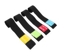 UPKOCH 4pcs Cymbal Mute Pads Drum Silence Belts for Practice Easy to Install Space-saving Hearing for Drummers -hat Accessories