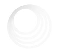UPKOCH 4pcs Drum Practice Dampening Rings Non Slip Drum Damper Polyacid Film Material White 10/12/14/16 Inch