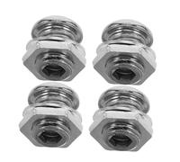 UPKOCH 4pcs Drum Ventilation Hole Screws for Snare and Bass Drums Replacement Hardware for Improved Sound Clarity and Optimal Performance Percussion Gear