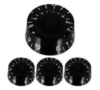 UPKOCH 4pcs Electric Guitar Knobs Volume Tone Control Potentiometer Knob Replacement Transparent Bass Accessories for Easy Installation and Anti- Use