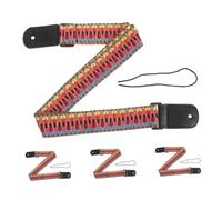 UPKOCH 4pcs Ethnic Style Braided Ukulele Strap Adjustable Soft Woven Shoulder Belt for Soprano Concert Tenor Instruments Wear Resistant Accessories