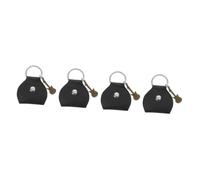 UPKOCH 4pcs Guitar Picks Storage Bag Compact Keychain Holder for Guitar Picks Lightweight Design for Musicians Travel-Friendly Accessory Antique Tool