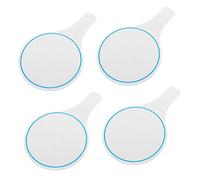 UPKOCH 4Pcs Handheld Dry Erase Score Paddles Single Sided Whiteboards for Judges Voting and Classroom Use with Easy Grip Handle Durable Writing Boards