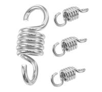 UPKOCH 4pcs Heavy Duty Hammock Chair Spring Weather Resistant Suspension Hanger for Porch Patio Robust Build with Shock Absorption Quick Installation