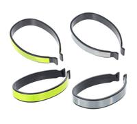 UPKOCH 4Pcs High Visibility Reflective Trouser Clips Ankle Wraps for Enhanced Night Safety Secure Fit Cycling Gear for Mountain Biking Outdoor Adventures Reflective Design