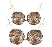 UPKOCH 4pcs Hummingbird Nest Builder Woven Nesting Materials for Hummingbirds and Other Birds Diy Bird Nest Accessories for Garden Decoration and Outdoor Use