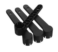 UPKOCH 4pcs Inflatable Air Valve Wrench Spiral Design Lightweight Kayak Nozzle Wrench for Boat Maintenance and Rafts Repair Black