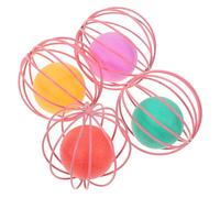 UPKOCH 4Pcs Interactive Cat Balls Durable Plastic Balls for Cats Random Colors for Indoor Play Exercise Keeps Cats Engaged and Happy for Multi Cat Homes