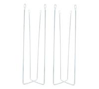 UPKOCH 4Pcs Iron Bike Front Basket Rack for Mountain Bikes Durable Cargo Holder with High Load Capacity Lightweight and Easy to Install for Wheels