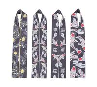 UPKOCH 4pcs Japanese Samurai Headbands for Martial Arts - Ninja Karate Sports Headwear with Dragon Koi Fish Print - Japanese Hachimaki Headbands for Boys Cosplay and Birthday Dress-up